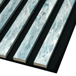 Lamele ścienne, akustyczne na czarnym filcu 275cm x 27cm - GRANIT 867