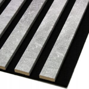 Lamele ścienne, akustyczne na czarnym filcu 275cm x 27cm - BETON 885